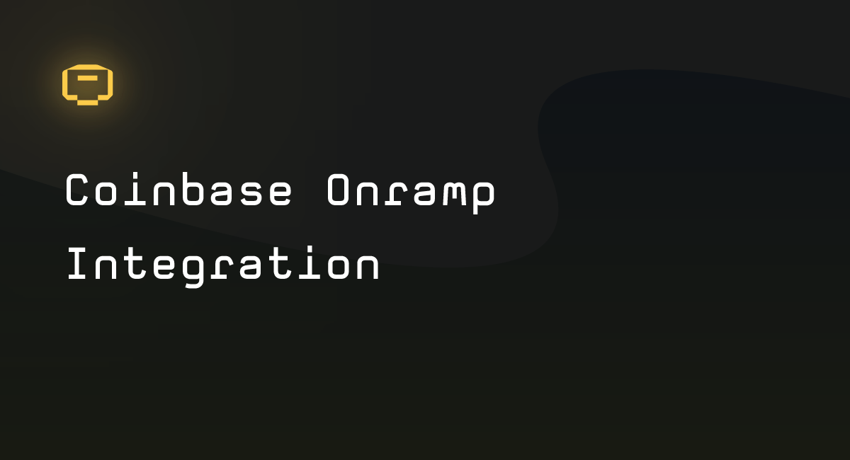 Coinbase Onramp Integration – Cartridge Documentation