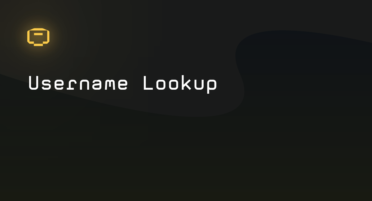 Username Lookup – Cartridge Documentation